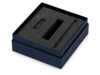Коробка с ложементом Smooth M для зарядного устройства, ручки и флешки (синий)  (Изображение 1)