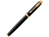 Ручка роллер Parker IM Core Black GT (черный/золотистый)  (Изображение 2)