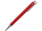 Ручка пластиковая шариковая logo M+ (красный) 