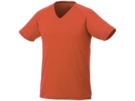 Футболка Amery мужская с V-образным вырезом (оранжевый) XL