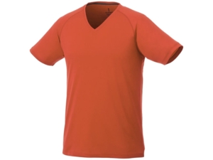 Футболка Amery мужская с V-образным вырезом (оранжевый) L