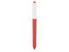 Ручка пластиковая шариковая Pigra  P03 софт-тач (красный/белый)  (Изображение 2)