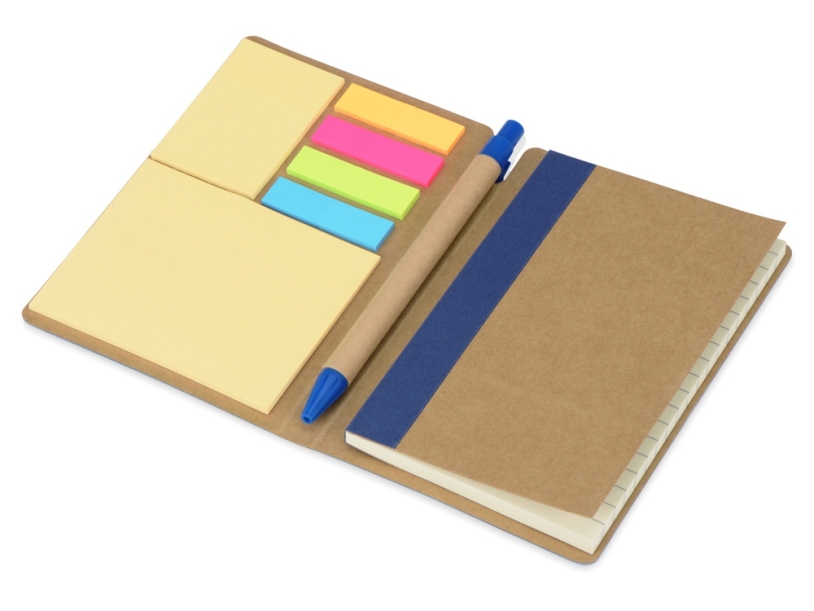 Набор стикеров Write and stick с ручкой и блокнотом (синий/синий/синий)  (Изображение 2)