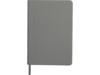 Блокнот А5 Magnet soft-touch с магнитным держателем для ручки (серый) A5 (Изображение 4)