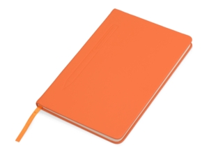 Блокнот А5 Magnet soft-touch с магнитным держателем для ручки (оранжевый) A5