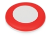 Беспроводное зарядное устройство Disc со встроенным кабелем 2 в 1 (красный)  (Изображение 1)