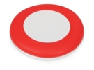 Беспроводное зарядное устройство Disc со встроенным кабелем 2 в 1 (красный) 