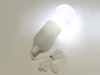 Портативная лампа на шнурке Pulli, белый (Изображение 2)
