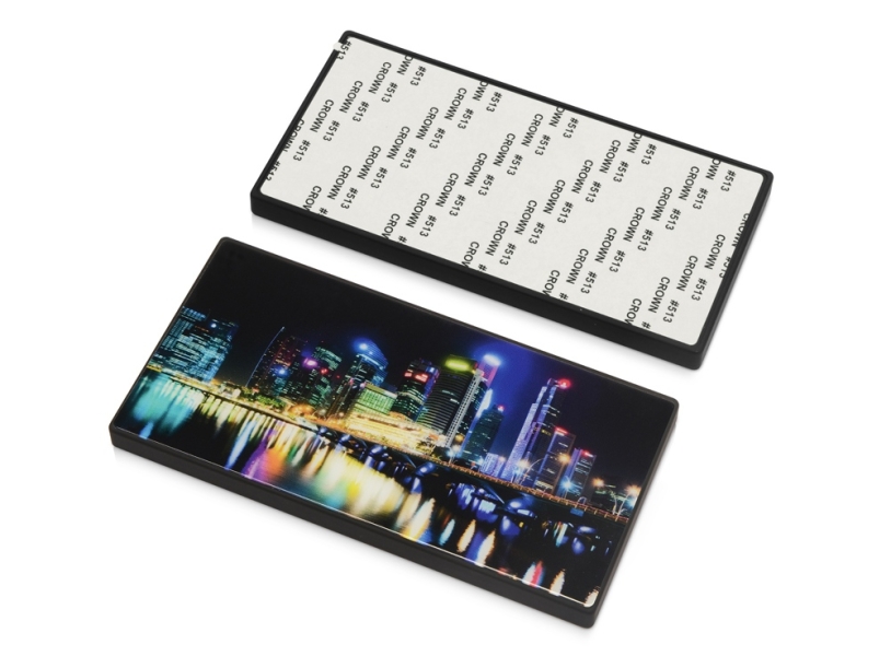Портативное зарядное устройство Render с полноцветной, 5000 mAh, черный (Изображение 12)