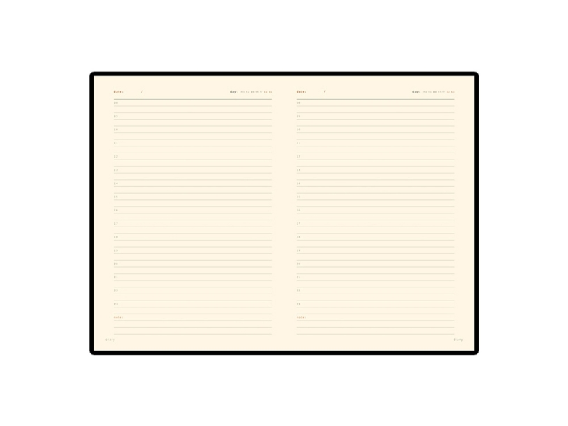 Ежедневник недатированный А5 Parliament (черный) A5 (Изображение 2)