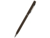 Ручка металлическая шариковая Palermo, софт-тач (коричневый/серебристый)  (Изображение 1)