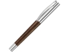 Ручка роллер TITAN WOOD R, синий, 0.7 мм, коричневый/серебряный (Изображение 1)