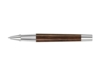 Ручка роллер TITAN WOOD R, синий, 0.7 мм, коричневый/серебряный (Изображение 2)