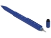 Ручка-стилус металлическая шариковая Tool с уровнем и отверткой (синий)  (Изображение 3)