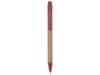 Ручка картонная шариковая Эко 3.0 (красный/светло-коричневый)  (Изображение 2)