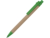 Ручка картонная шариковая Эко 3.0 (зеленый/светло-коричневый)  (Изображение 1)