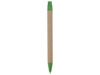 Ручка картонная шариковая Эко 3.0 (зеленый/светло-коричневый)  (Изображение 4)