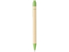Ручка шариковая Berk (зеленый/натуральный)  (Изображение 2)