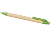 Ручка шариковая Berk (зеленый/натуральный)  (Изображение 3)