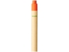 Ручка шариковая Berk (оранжевый/натуральный)  (Изображение 4)