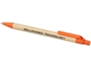 Ручка шариковая Berk (оранжевый/натуральный)  (Изображение 5)