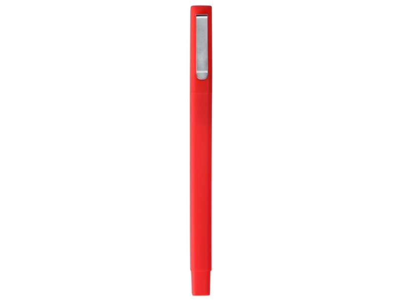 Ручка шариковая пластиковая Quadro Soft (красный)  (Изображение 3)