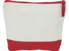 Косметичка хлопковая Cotton (красный/белый)  (Изображение 2)