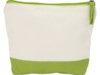 Косметичка хлопковая Cotton (зеленое яблоко/белый)  (Изображение 2)