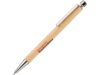 Ручка шариковая деревянная CALIBRA S, черный, 1мм, светло-коричневый (Изображение 2)