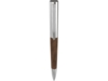 Ручка шариковая TITAN WOOD, синий, 1 мм, коричневый/серебристый (Изображение 3)
