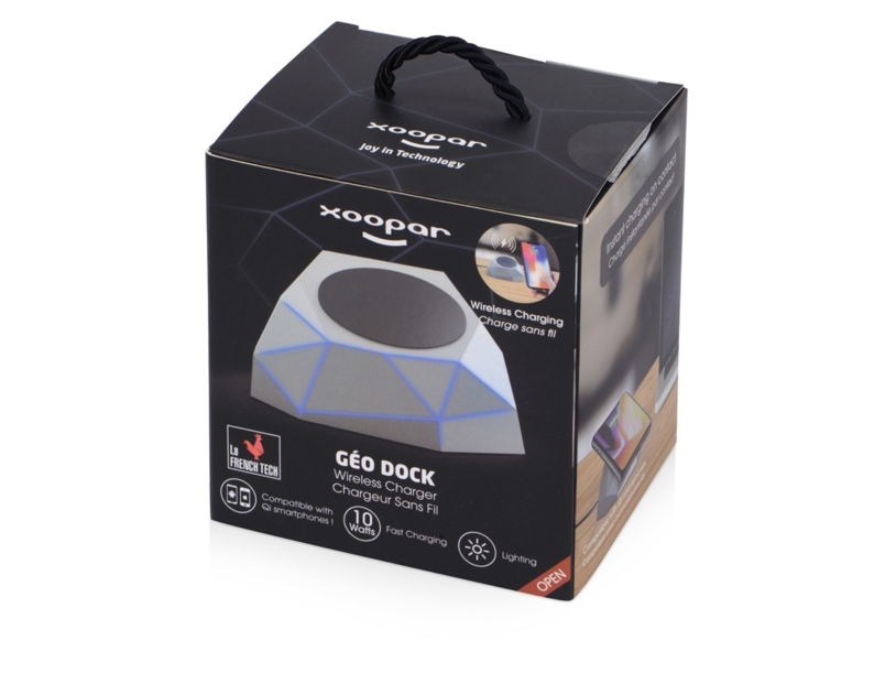 Док-станция с быстрой беспроводной зарядкой Geo Dock (Изображение 11)