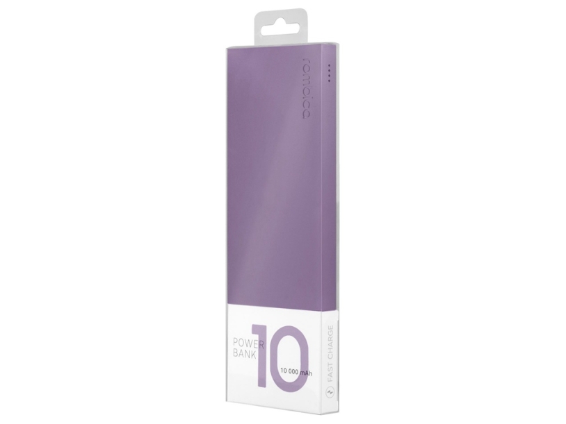 Внешний аккумулятор NEO ARIA, 10000 mAh (серый/сиреневый)  (Изображение 4)