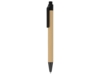 Блокнот Masai с шариковой ручкой (черный/бежевый)  (Изображение 4)