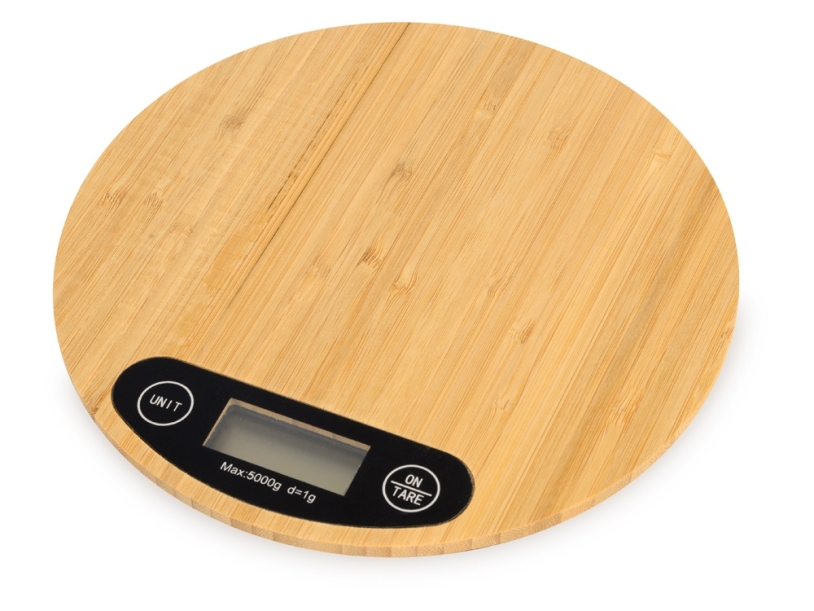 Бамбуковые кухонные весы Scale, натуральный (Изображение 1)