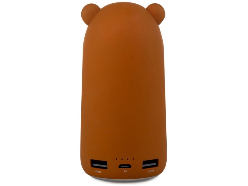 Внешний аккумулятор NEO Teddy, 10000mAh (коричневый)  (Изображение 3)