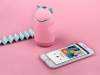 Портативная колонка TWS Mysound Kitty 3C (розовый)  (Изображение 7)