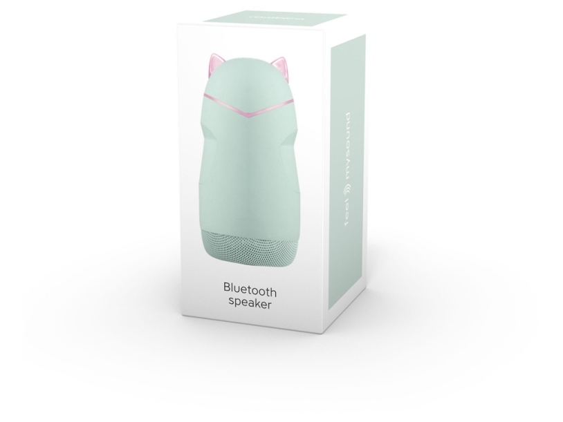 Портативная колонка TWS Mysound Kitty 2C (зеленый)  (Изображение 4)