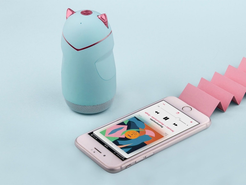 Портативная колонка TWS Mysound Kitty 2C (зеленый)  (Изображение 7)