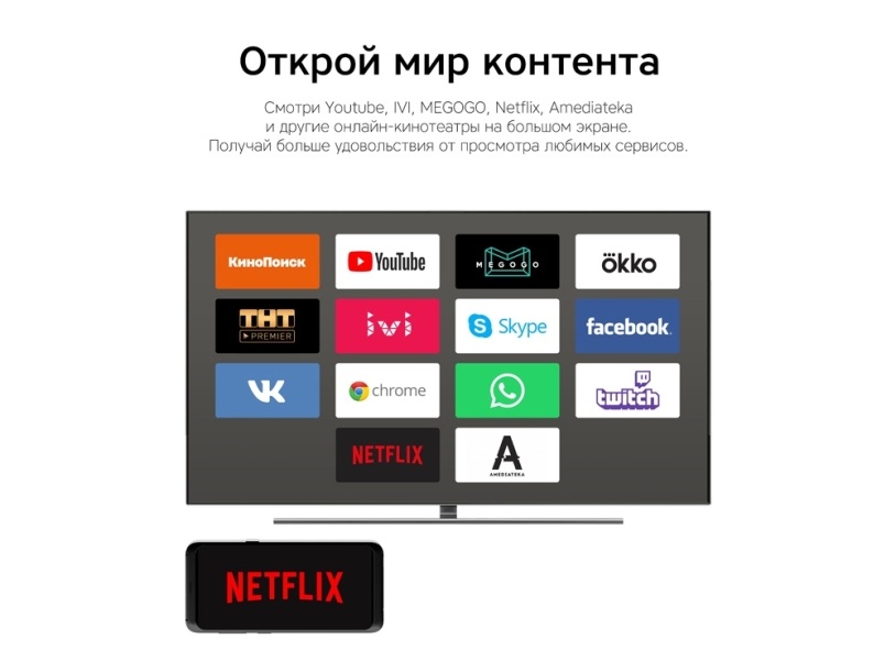 Беспроводной медиа-стример Rombica Smart Cast v06 (Изображение 8)