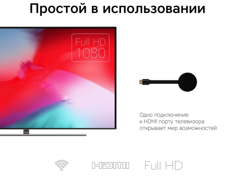 Беспроводной медиа-стример Rombica Smart Cast v06 (Изображение 11)
