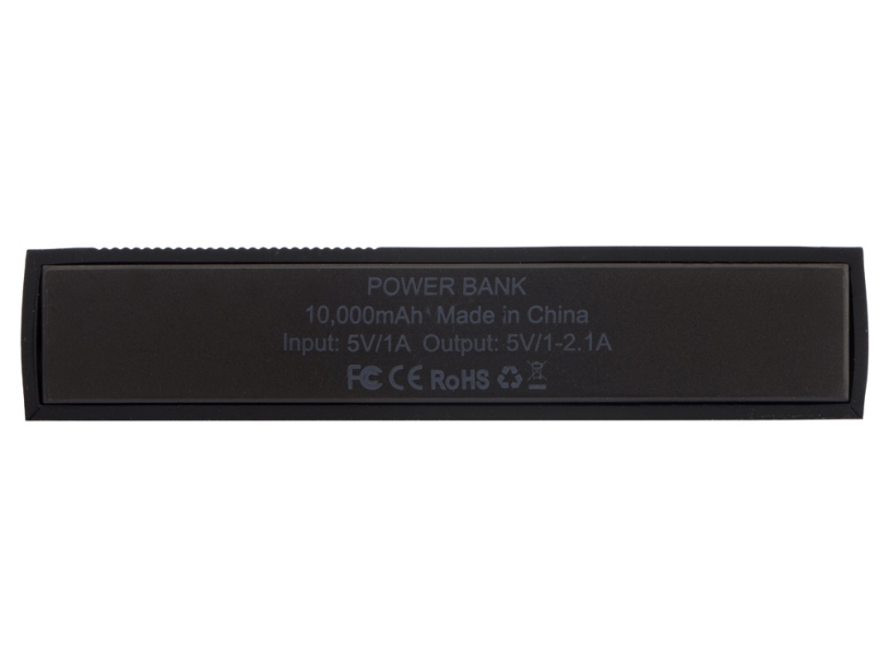 Портативное зарядное устройство Edge Black, 10000 mAh (Изображение 5)