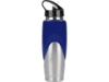 Бутылка спортивная Олимпик (синий/серебристый)  (Изображение 3)