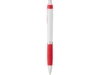 Ручка пластиковая шариковая Turbo (красный/белый) синие чернила (Изображение 2)