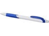 Ручка пластиковая шариковая Turbo (синий/белый) черные чернила (Изображение 3)