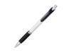 Ручка пластиковая шариковая Turbo (черный/белый) черные чернила (Изображение 1)