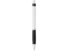 Ручка пластиковая шариковая Turbo (черный/белый) черные чернила (Изображение 2)