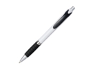 Ручка пластиковая шариковая Turbo (черный/белый) черные чернила