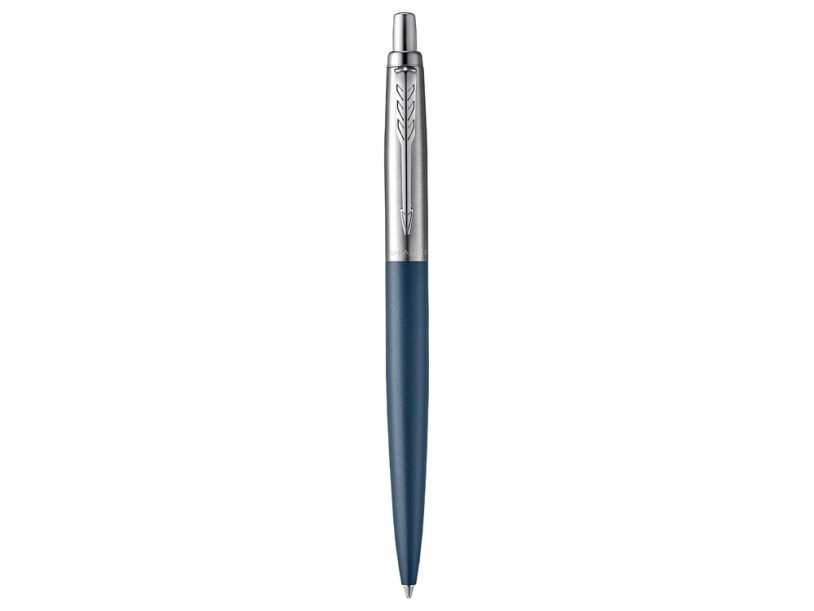 Ручка шариковая Parker Jotter XL Matte Blue CT (синий/серебристый)  (Изображение 2)