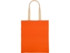 Сумка для шопинга Twin двухцветная из хлопка, 180 г/м2 (оранжевый/натуральный)  (Изображение 6)