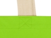Сумка для шопинга Steady хлопковая с парусиновыми ручками, 260 г/м2 (зеленое яблоко)  (Изображение 5)